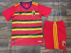 2022-2023 Belgium Away Black Soccer Uniform-709