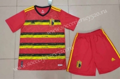 2022-2023 Belgium Home Red Soccer Uniform-718
