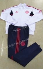 2022-2023 Bayern München White Thailand Soccer Jacket Uniform-411