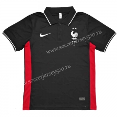 2022-2023 France Black Thailand Polo Shirt-2044