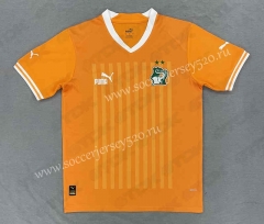 2022-2023 Ivory Coast Home Orange Thailand Soccer Jersey AAA-4952
