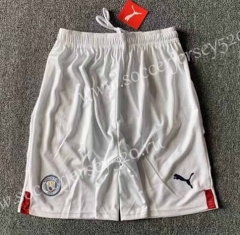 2022-2023 Manchester City Home White Thailand Soccer Shorts-2039