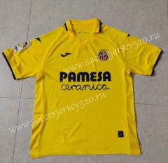 2022-2023 Villarreal CF Home Yellow Thailand Soccer Jersey AAA-7T