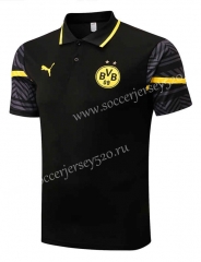 2022-2023 Borussia Dortmund Black Thailand Polo Shirt-815