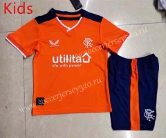 2022-2023 Rangers Away Orange Kids/Youth Soccer Uniform-507