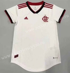 2022-2023 Flamengo Away White Women Thailand Soccer Jersey AAA-908