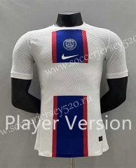 Player Version 2022-2023 Paris SG Away White Thailand Soccer Jersey AAA-CS