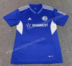2022-2023 Schalke 04 Home Blue Thailand Soccer Jersey AAA-512