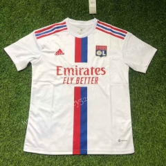 2022-2023 Olympique Lyonnais Home White Thailand Soccer Jersey AAA-305