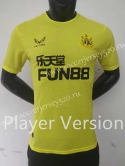 Player Version 2022-2023 Newcastle United Yellow Thailand Soccer Jersey AAA-2273