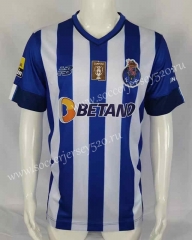 With Champions patch Version 2022-2023 Porto Home Blue&White Thailand Soccer Jersey AAA-503