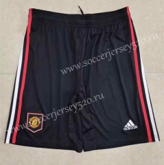 2022-2023 Manchester United Away Black Thailand Soccer Shorts-5805