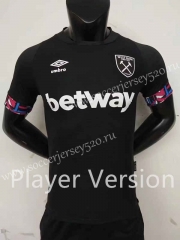 Player Version 2022-2023 West Ham United Away Black Thailand Soccer Jersey AAA