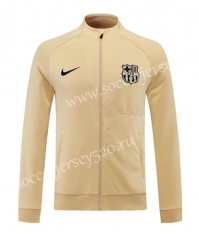 2022-2023 Barcelona Khaki Thailand Soccer Jacket -LH