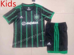 2022-2023 Celtic Away Black&Green Youth-Kids Soccer Unifrom-507