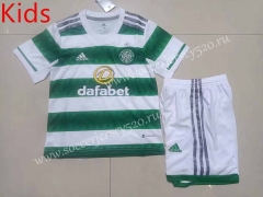 2022-2023 Celtic Home White&Green Kids/Youth Soccer Unifrom-507