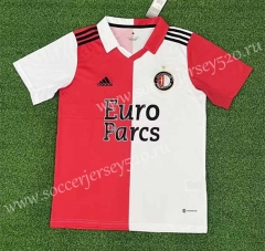 2022-2023 Feyenoord Rotterdam Home Red and White Thailand Soccer Jersey AAA-403