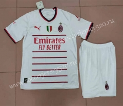 2022-2023 AC Milan Away White Soccer Uniform-718