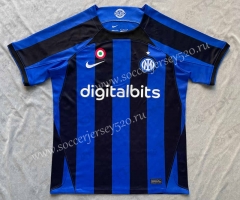(S-4XL)2022-2023 Inter Milan Home Royal Blue Thailand Soccer Jersey AAA