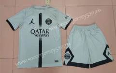 2022-2023 Paris SG Light Gray Soccer Uniform-718