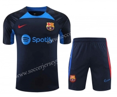 2022-2023 Barcelona Dark Blue Thailand Soccer Uniform-418