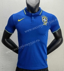 2022-2023 Brazil Blue Thailand Polo Shirt-888