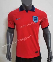 2022-2023 England Red Thailand Polo Shirt-416
