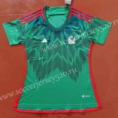 2022-2023 Mexico Home Red Green Thailand Soccer Jersey AAA-708