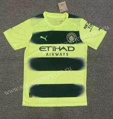 2022-2023 Manchester City Fluorescent Green Thailand Soccer Jersey AAA-SJ