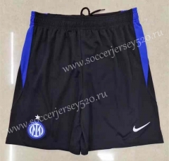 2022-2023 Inter Milan Home Black Thailand Soccer Shorts-5805