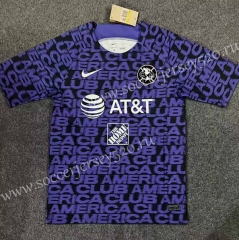 2022-2023 Club América Purple Thailand Training Soccer Jersey AAA-0485