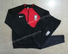 2022-2023 Korea Black Thailand Soccer Jacket Uniform-815