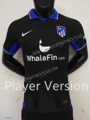 Player Version 2022-2023 Atletico Madrid Away Black Thailand Soccer Jersey AAA