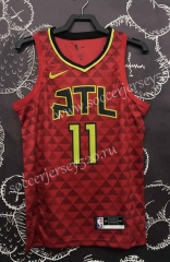 Atlanta Hawks Red #11 NBA Jersey-311