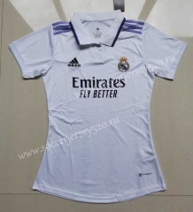 2022-2023 Real Madrid White Thailand Women Soccer Jersey AAA-708