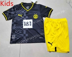 2022-2023 Borussia Dortmund Away Yellow Kids/Youth Soccer Uniform-507