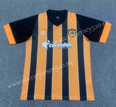 2022-2023 Hull City Home Yellow&Black Thailand Soccer Jersey AAA-512