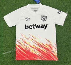 (S-4XL) 2022-2023 West Ham United 2nd Away White Thailand Soccer Jersey AAA-403