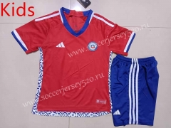 2022-2023 Chile Home Red Kids/Youth Soccer Uniform-507