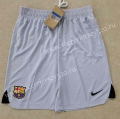 2022-2023 Barcelona 2nd Away Light Gray Thailand Soccer Shorts-5805