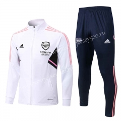 2022-2023 Arsenal White Thailand Soccer Jacket Uniform-815