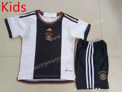 2022-2023 Germany Home White Kids/Youth Soccer Uniform-507
