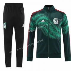 2022-2023 Mexico Dark Green Thailand Soccer Jacket Uniform -LH