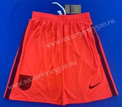 2022-2023 England Away Orange Thailand Soccer Shorts-6794