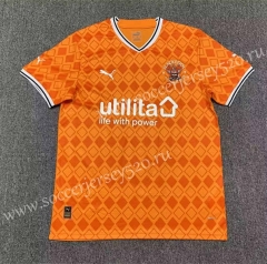 2022-2023 Blackpool Home Orange Thailand Soccer Jersey AAA-512
