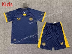 2022-2023 Newcastle United Away Dark Blue Kids/Youth Soccer Uniform-3162