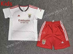 2022-2023 Benfica 2nd Away White Kids/Youth Soccer Uniform-3162