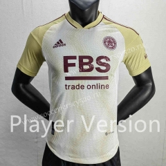 Player Version 2022-2023 Leicester City 2nd Away White Thailand Soccer Jersey AAA-888