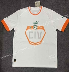 2022-2023 Ivory Coast Away White Thailand Soccer Jersey AAA-305