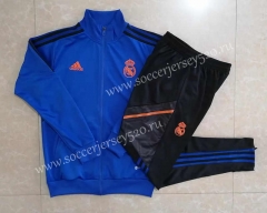 2022-2023 Real Madrid Colour Blue Thailand Soccer Jacket Uniform-815